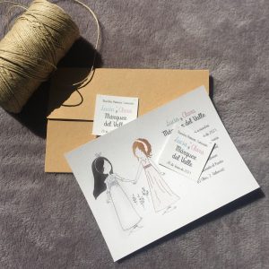 Serie Lucía y Clara - Invitación Comunión