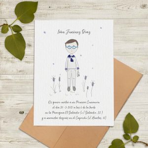 Serie Marinero - Invitación Comunión