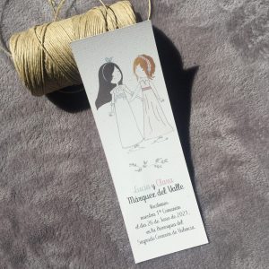 Serie Lucía y Clara - Recordatorio Marcapáginas