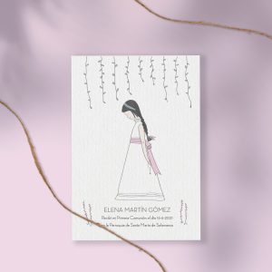 Serie Trenza larga - Recordatorio sencillo