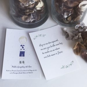 Serie Cáliz - Recordatorio con Oración