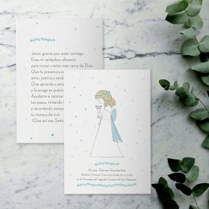 Serie Pétalos - Recordatorio con Oración